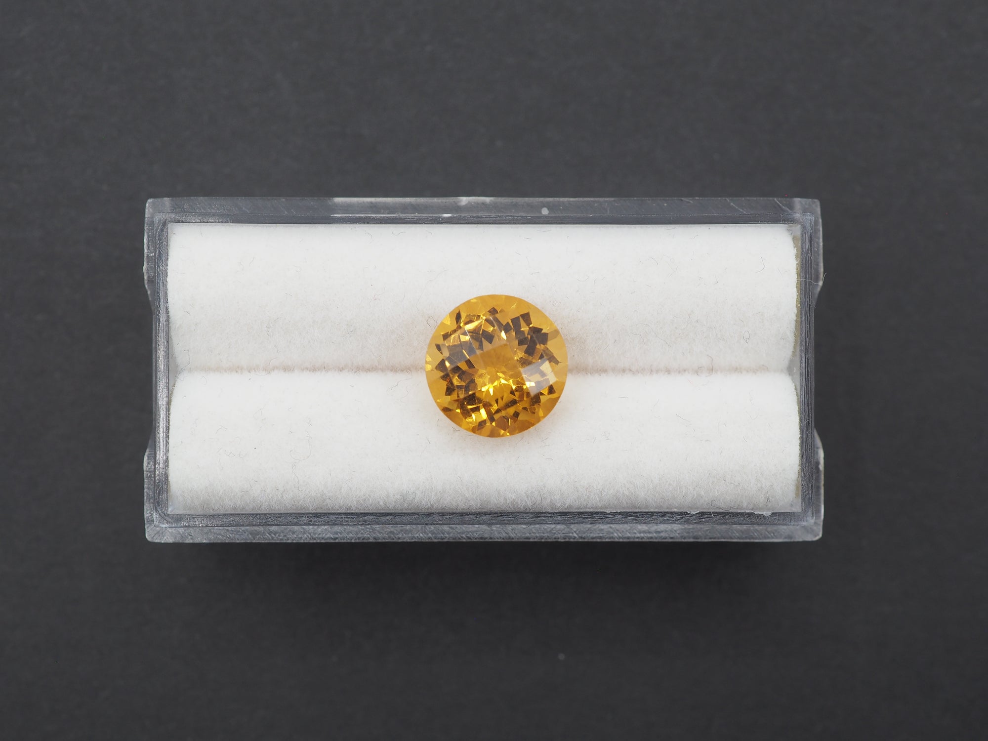 Citrine Faceted 10 mm Single Piece Approximately 3.34 Carat (GTG-CT-11)