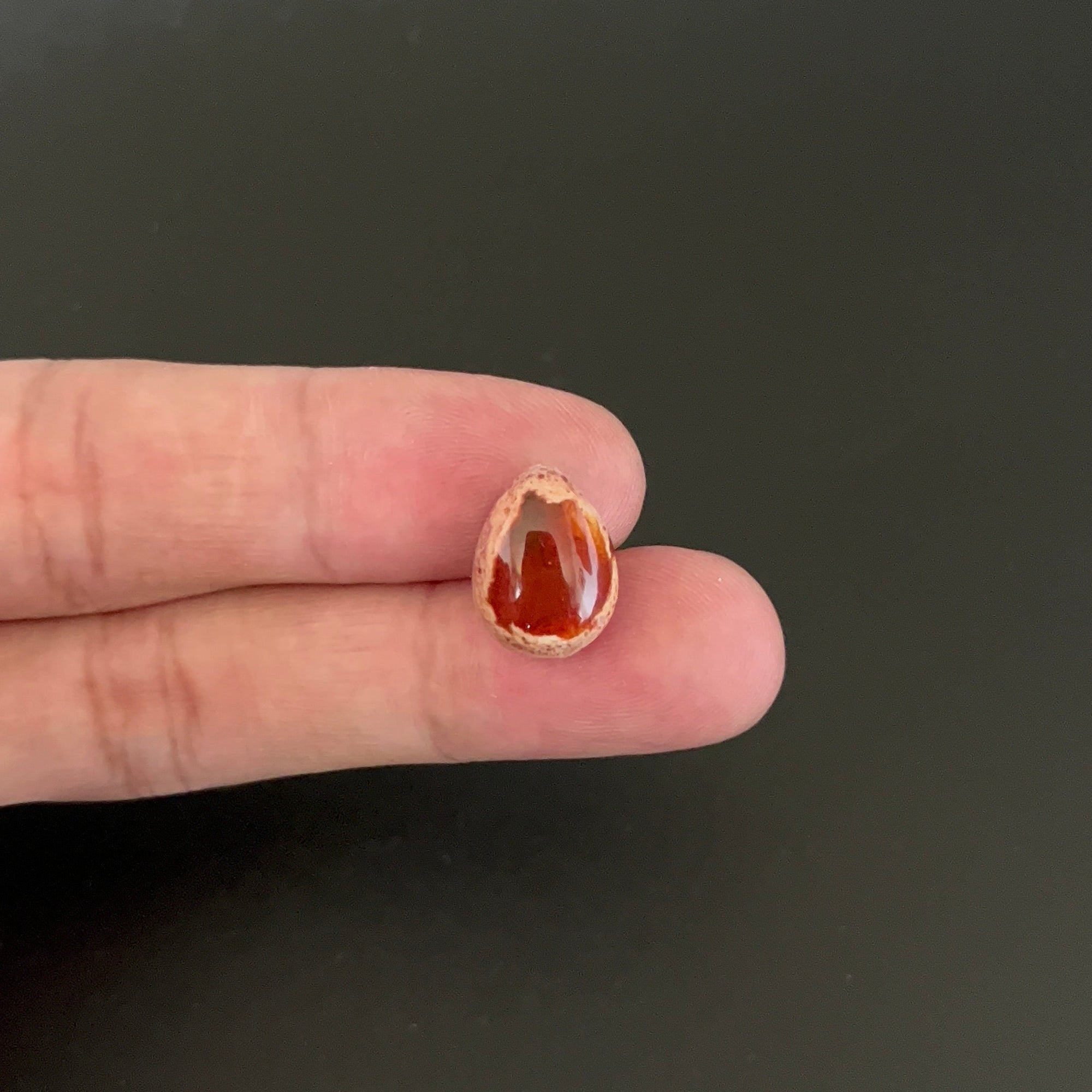 Mexican Fire Opal Cabochon 15x11 mm Approximately 6.52 Carat (GTG-MFO-25)