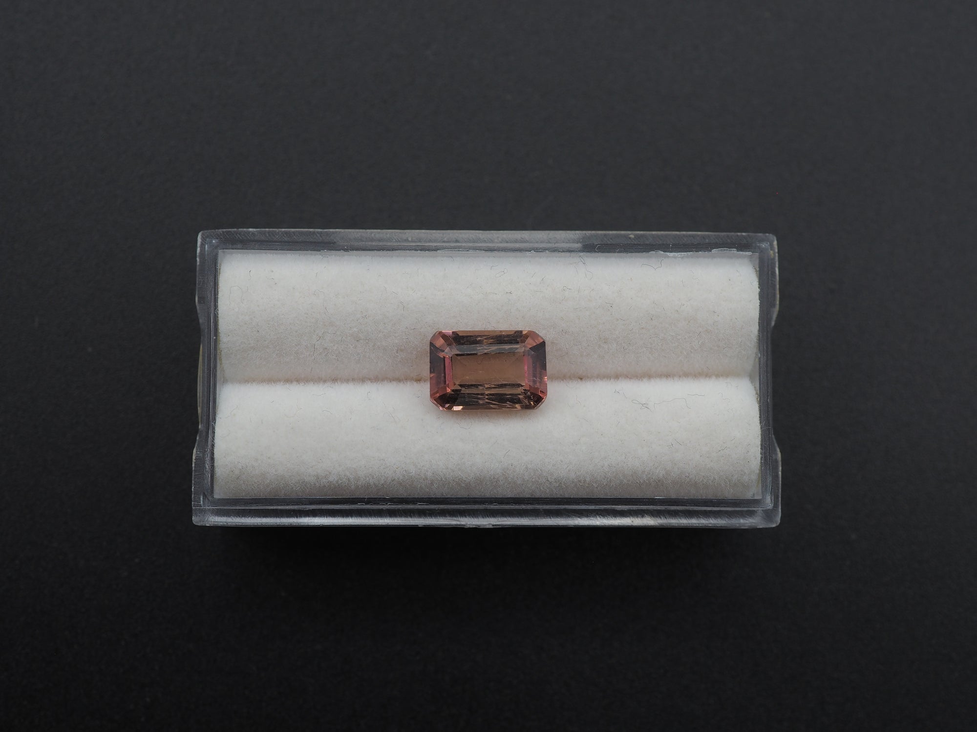 Faceted Tourmaline Rectangle shape 9.8x6.8x5.1mm Single Piece Approximately 2.70 Carat