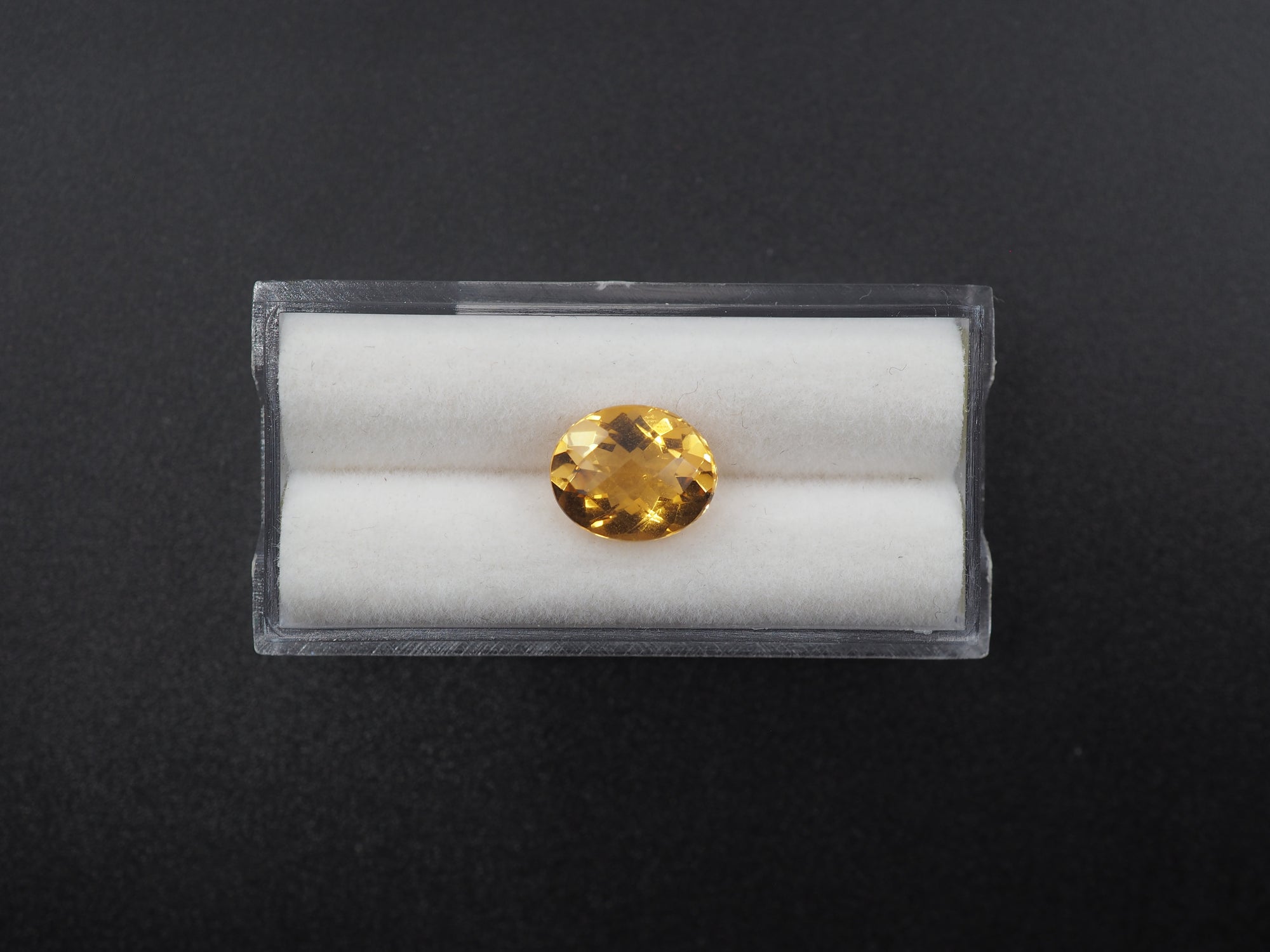 Citrine Faceted  Oval Shape 11.0 x 9.0 x 5.7 mm Single Piece Approximately 3.10 Carat