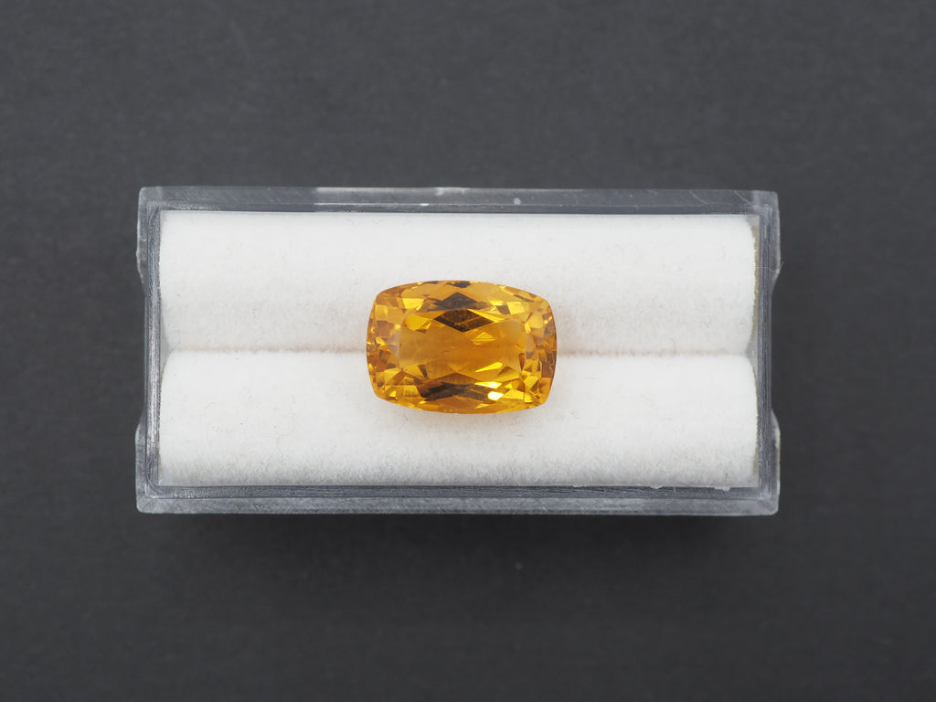 Citrine Faceted 14x9.8 mm Single Piece Approximately 8.07 Carat (GTG-CT-16)