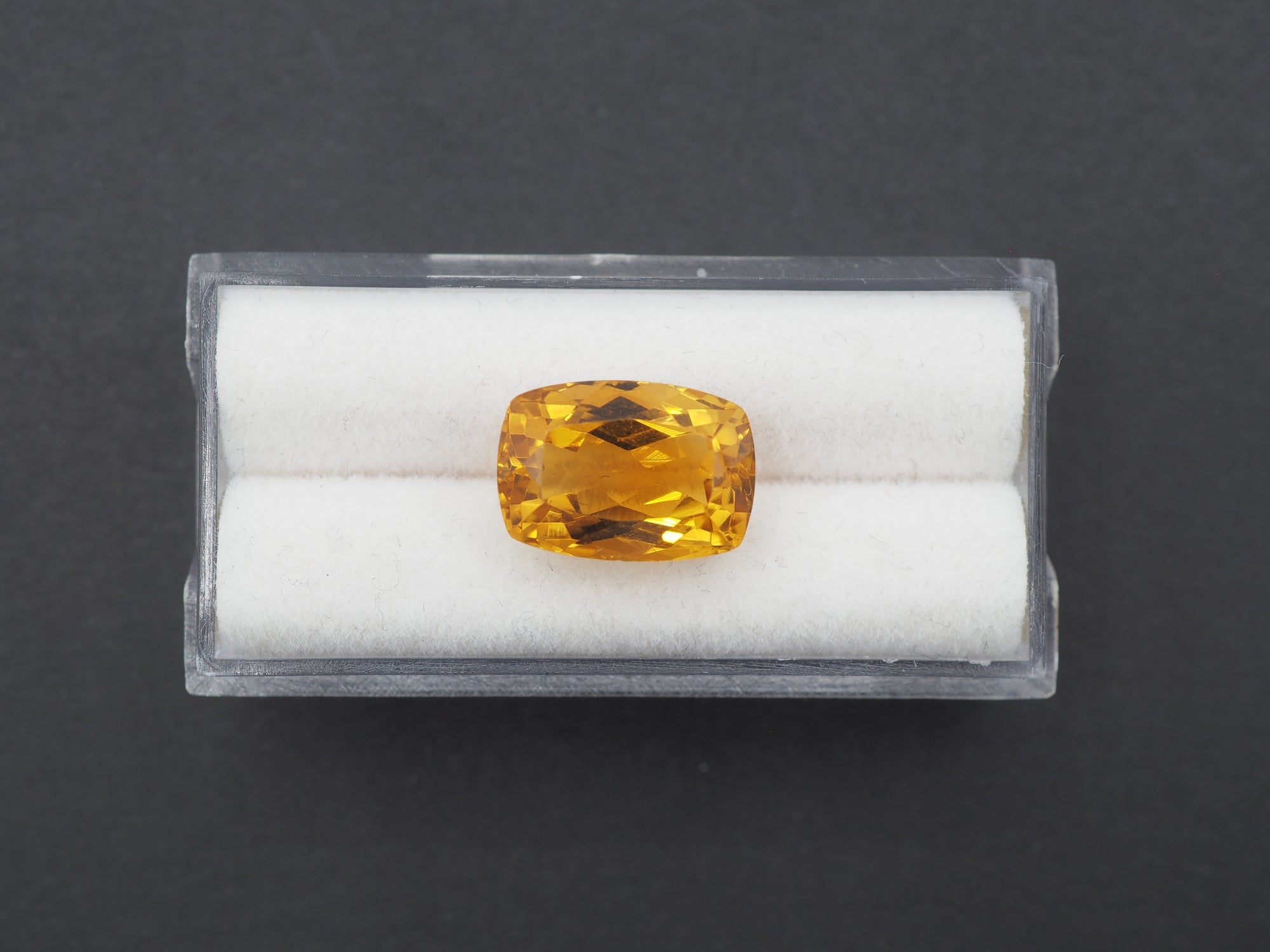 Citrine Faceted 14x9.8 mm Single Piece Approximately 8.07 Carat (GTG-CT-16)