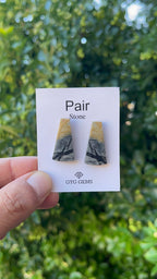 Picasso Jasper 27x14mm Matching Pair Cabochon Approximately 24.5 Carat (GTG-MPJ-5)