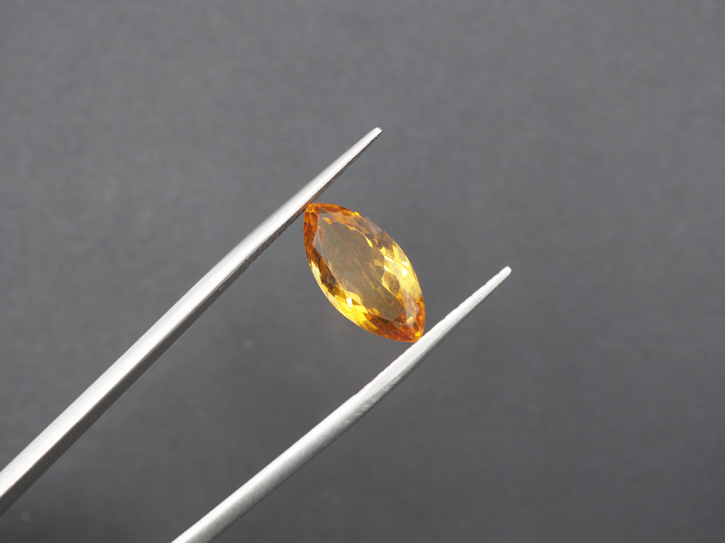 Citrine Faceted 16x8 mm Single Piece Approximately 4.24 Carat (GTG-CT-14)