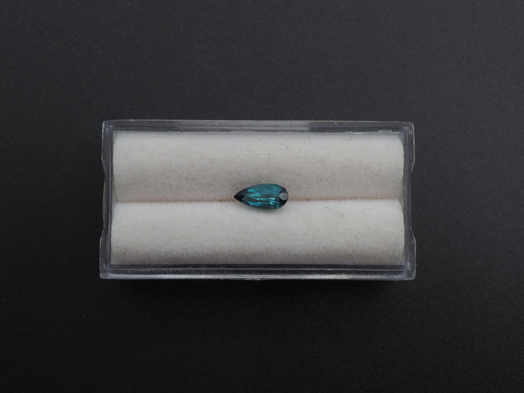 Tourmaline Faceted  Teardrop  8.8x4mm Single Piece Approximately 0.83 Carat