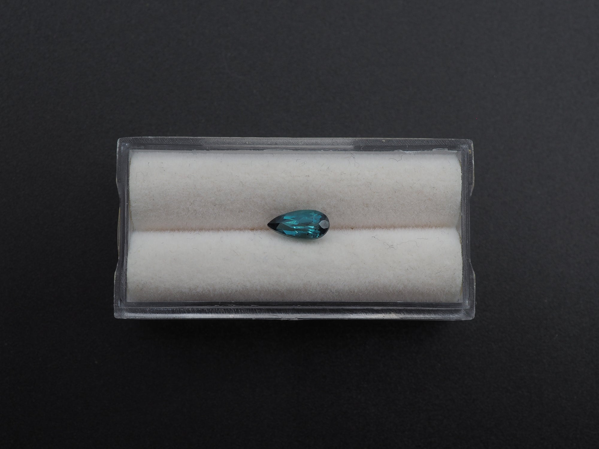 Tourmaline Faceted  Teardrop  8.8x4mm Single Piece Approximately 0.83 Carat