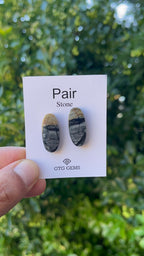 Picasso Jasper 24x11mm Matching Pair Cabochon Approximately 23.5 Carat (GTG-MPJ-6)