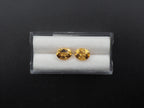 Citrine Faceted  Oval Shape 9.0 x 7.0  mm & 9.0 x 7.0 mm Matching Pair Approximately 3.06 Carat