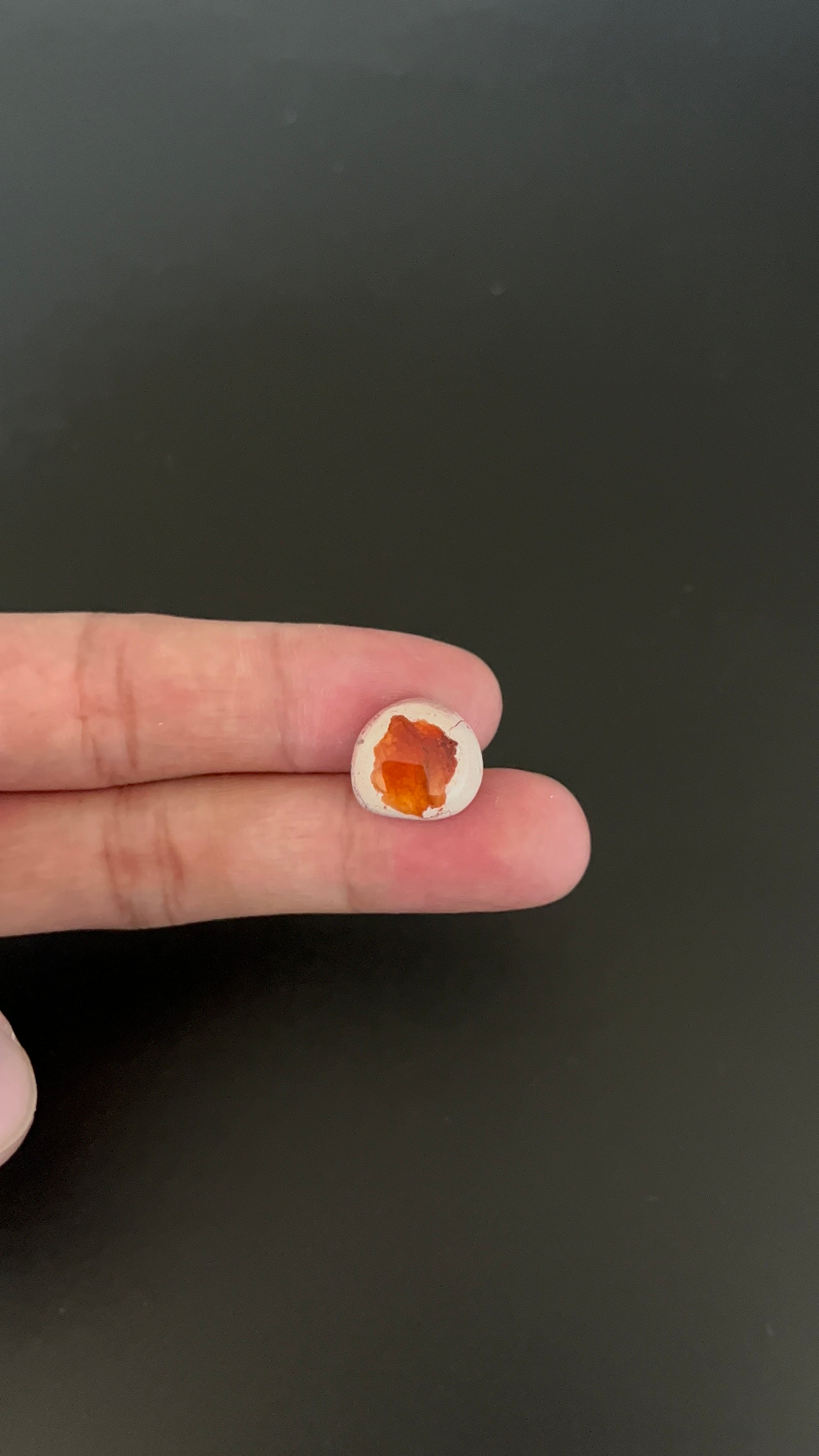 Mexican Fire Opal Cabochon 15x14 mm Approximately 8.77 Carat (GTG-MFO-28)