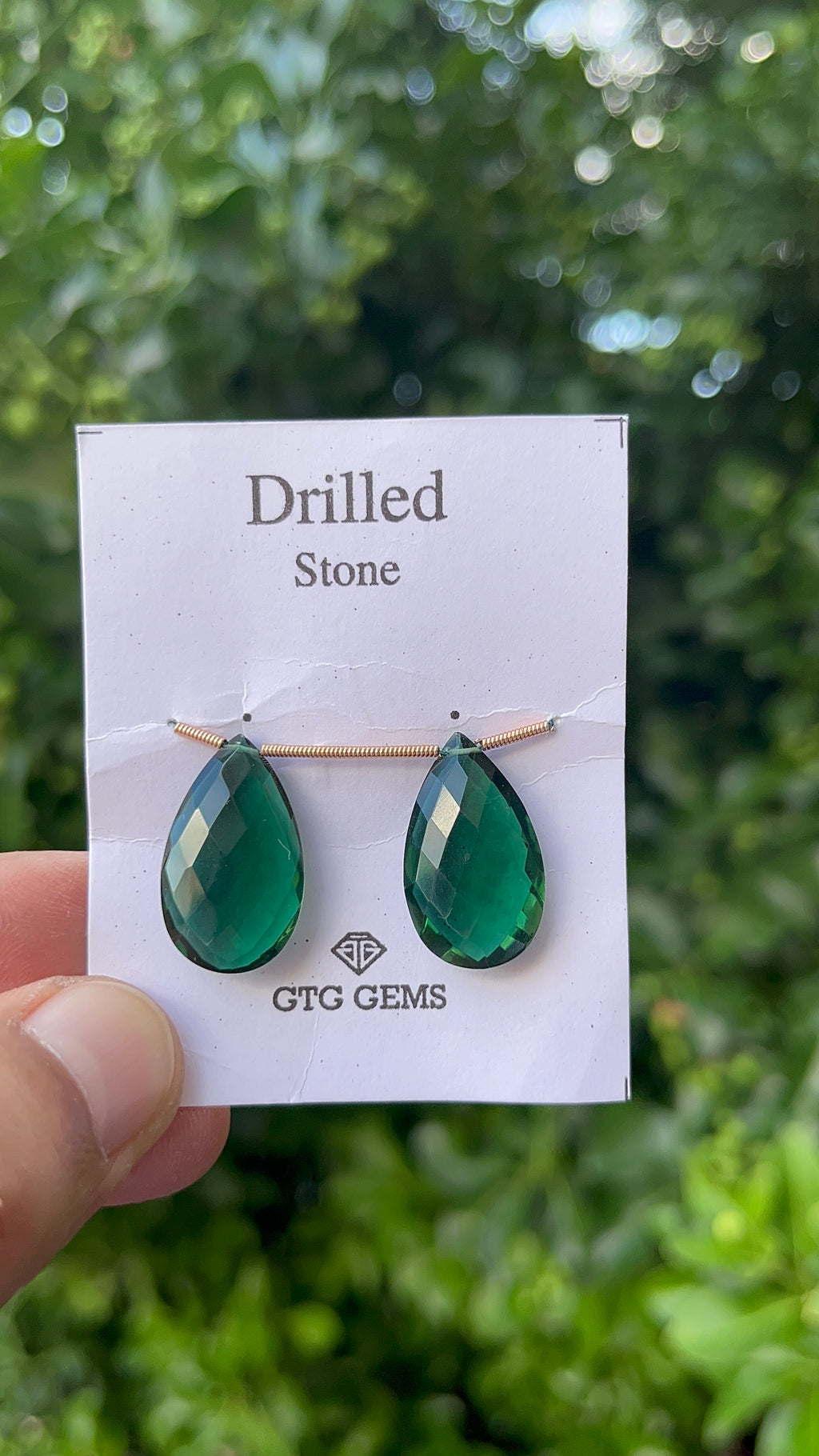 Hydro Drilled Tourmaline 2x13mm, Approximately 23 Carat (GTG-HT-2)