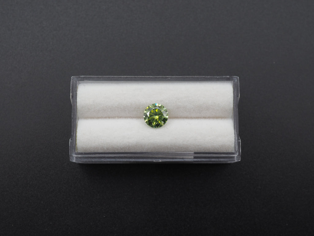 Moissanite Faceted Round Shape 7mm Approximately 1.18 Carat