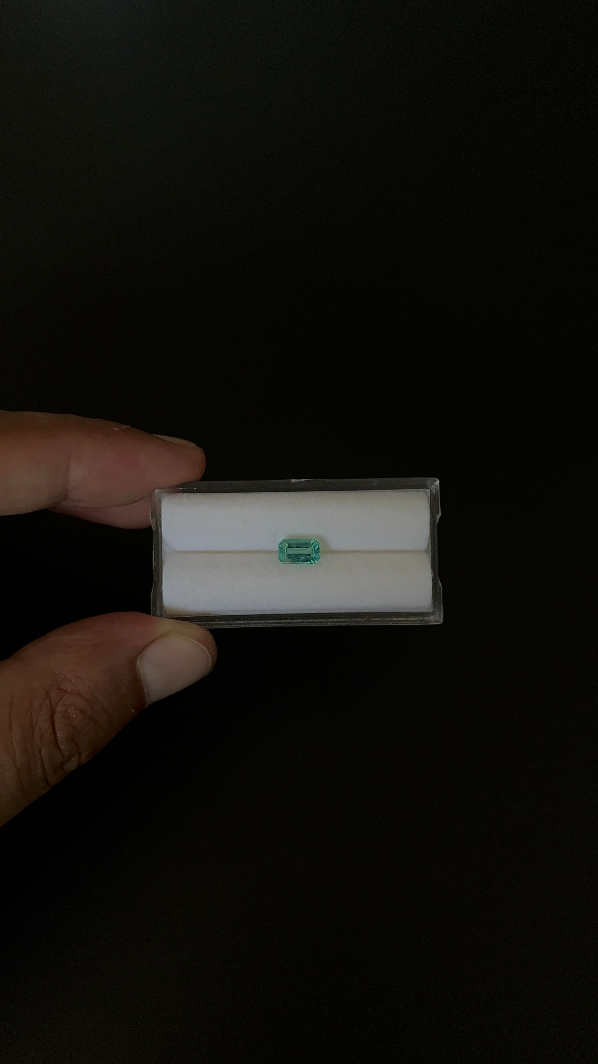Natural Blue Apatite Faceted 7.1x4.3 mm Approximately .98 Carat (GTG-AP-89)
