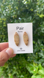 Picture Jasper 29x11mm Matching Pair Cabochon