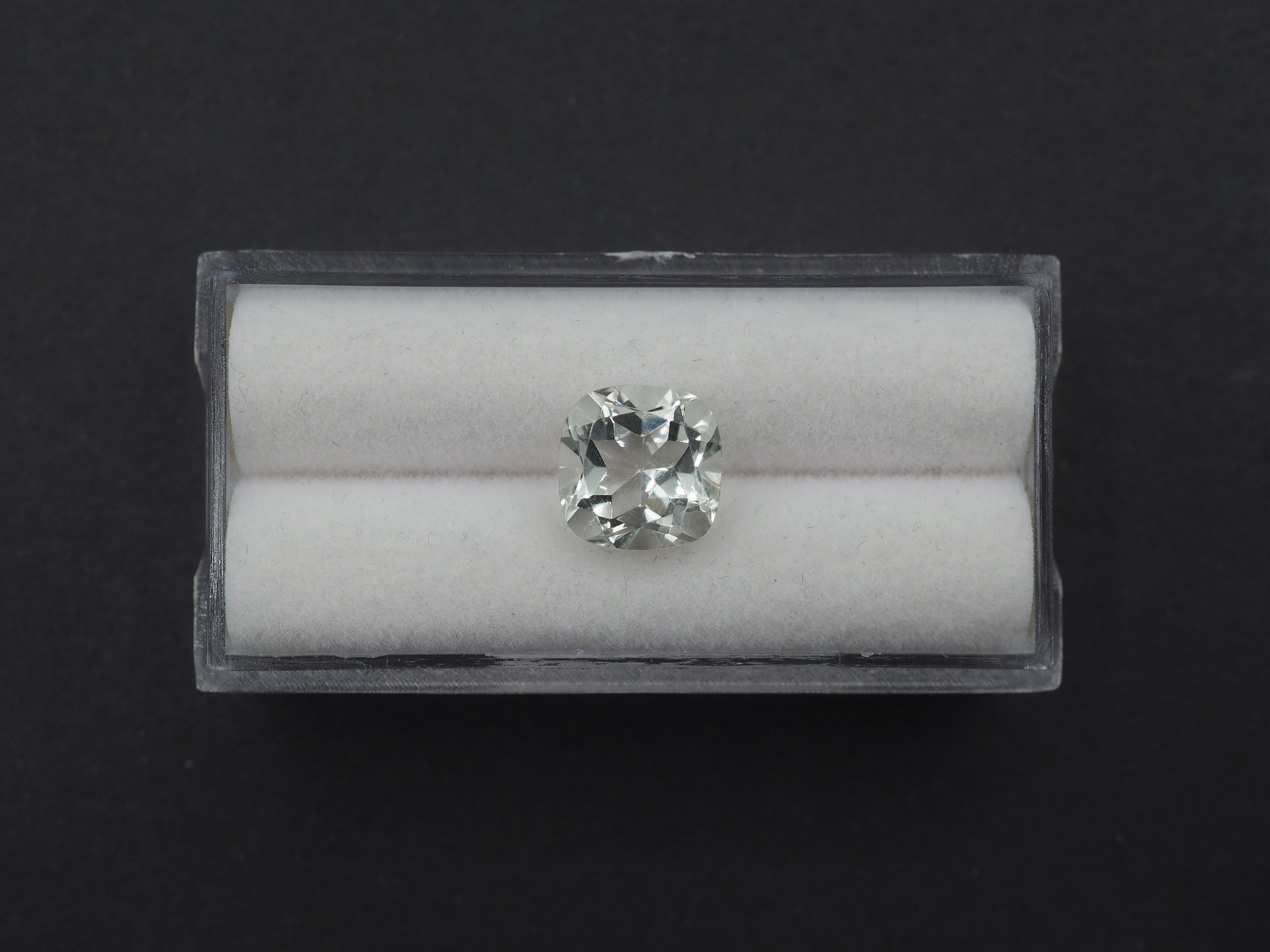 Green Amethyst Faceted 9.1 mm  Single Piece Approximately 3.02 Carat   (GTG-GAM-5)