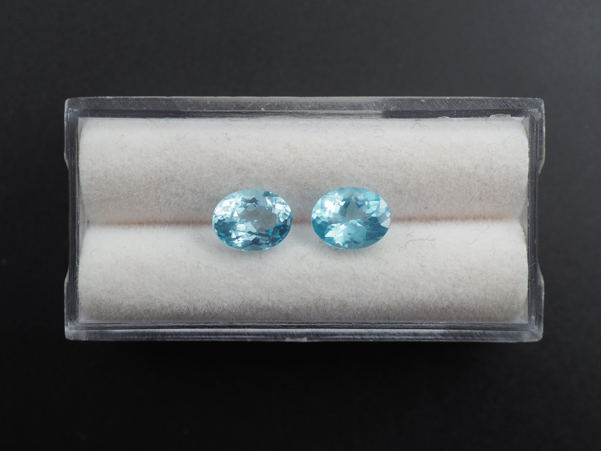 Natural Blue Apatite 8x6.2 mm Faceted Gemstone