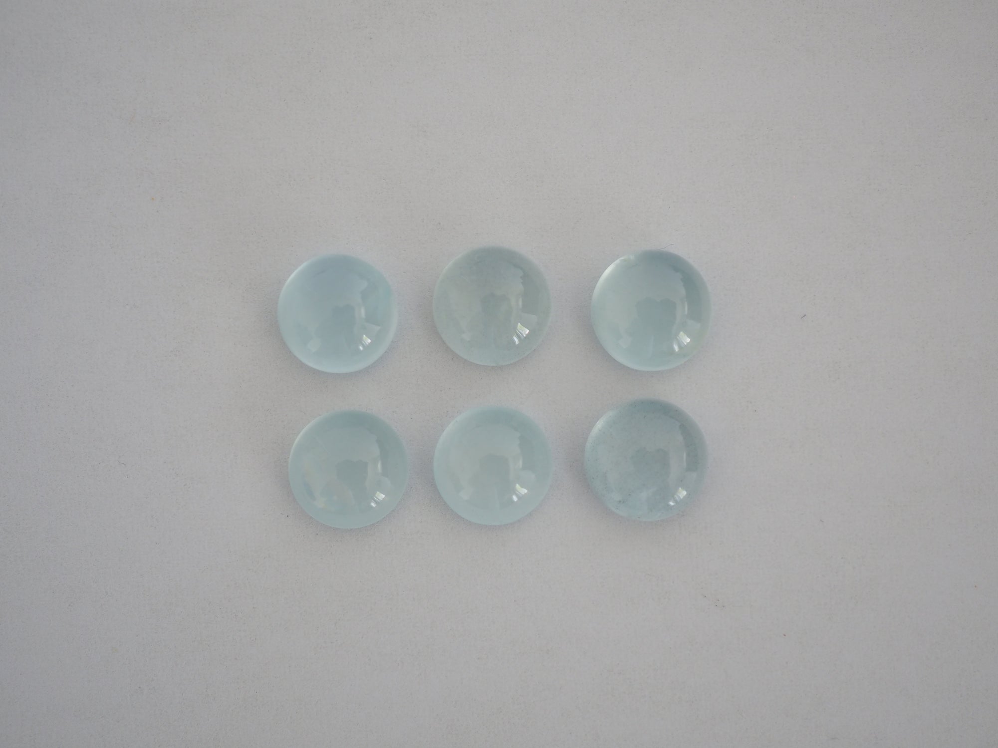 Aquamarine Cabochon 7 mm