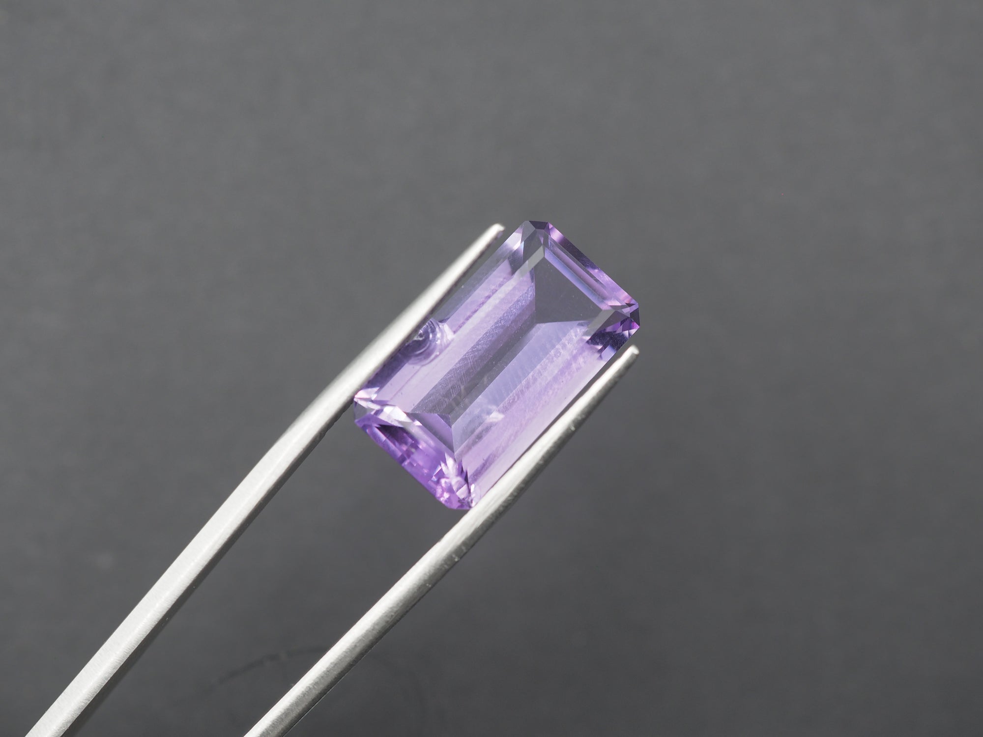 Amethyst Faceted  18x10 mm Single Piece Approximately 8.50 Carat (GTG-AM-61)