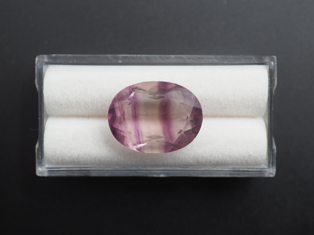 Fluorite Faceted Gemstone 18x14 mm