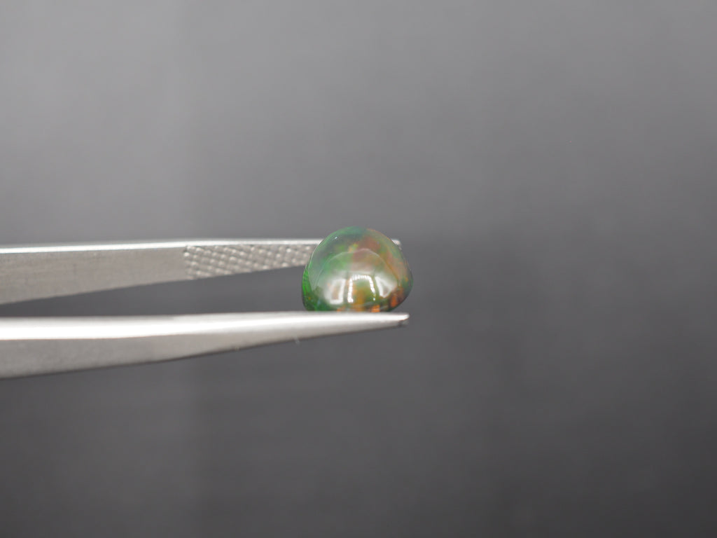 Ethiopian Black Opal Cabochon 10.5x8.5 mm Approximately 2.31 Carat (GTG-BOP-45)