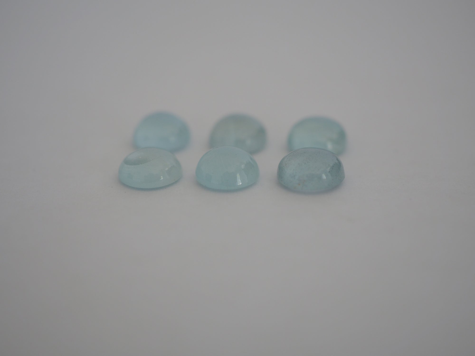Aquamarine Cabochon 7 mm
