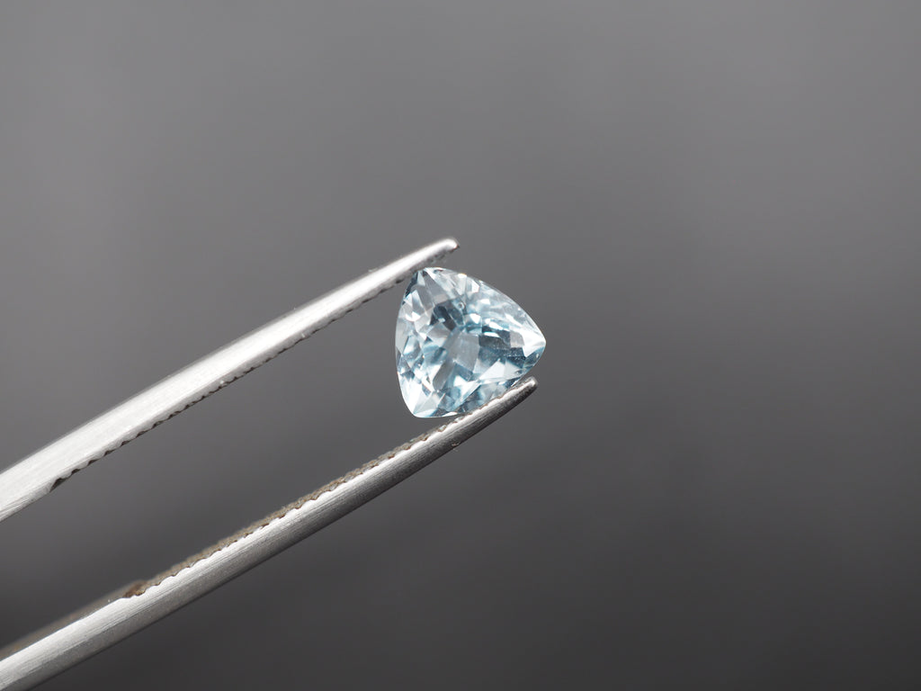Aquamarine Faceted Gemstone 6.5x6.5 mm