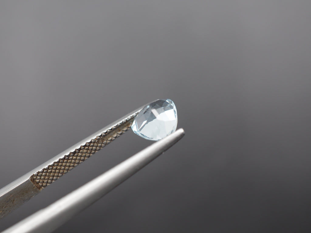 Aquamarine Faceted Gemstone 6.5x6.5 mm