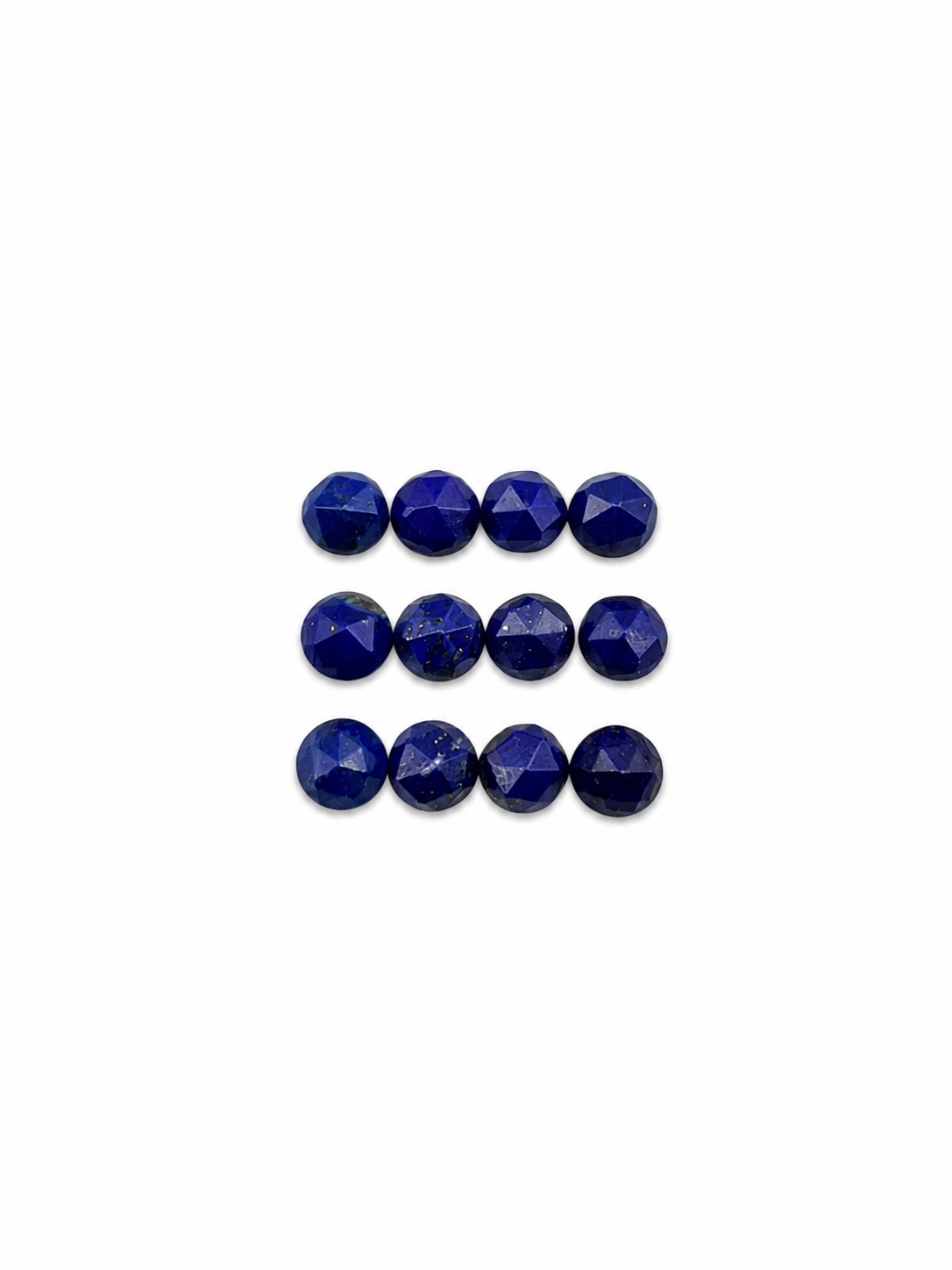 Rose Cut Lapis  Round 6 mm Approximately 9.50 Carat (GTG-RCL-6)