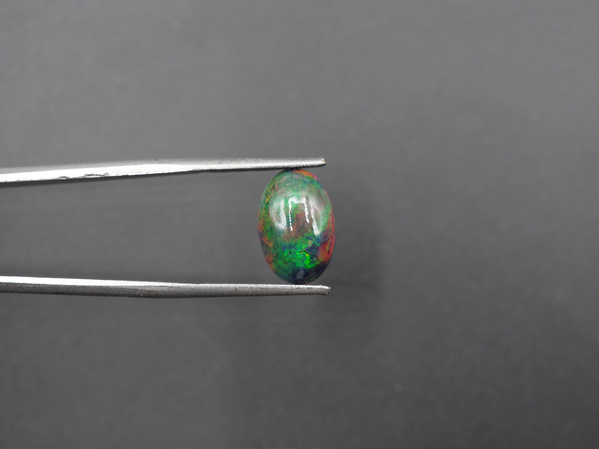 Ethiopian Black Opal Cabochon 12x8 mm Approximately 2.07 Carat (GTG-BOP-57)