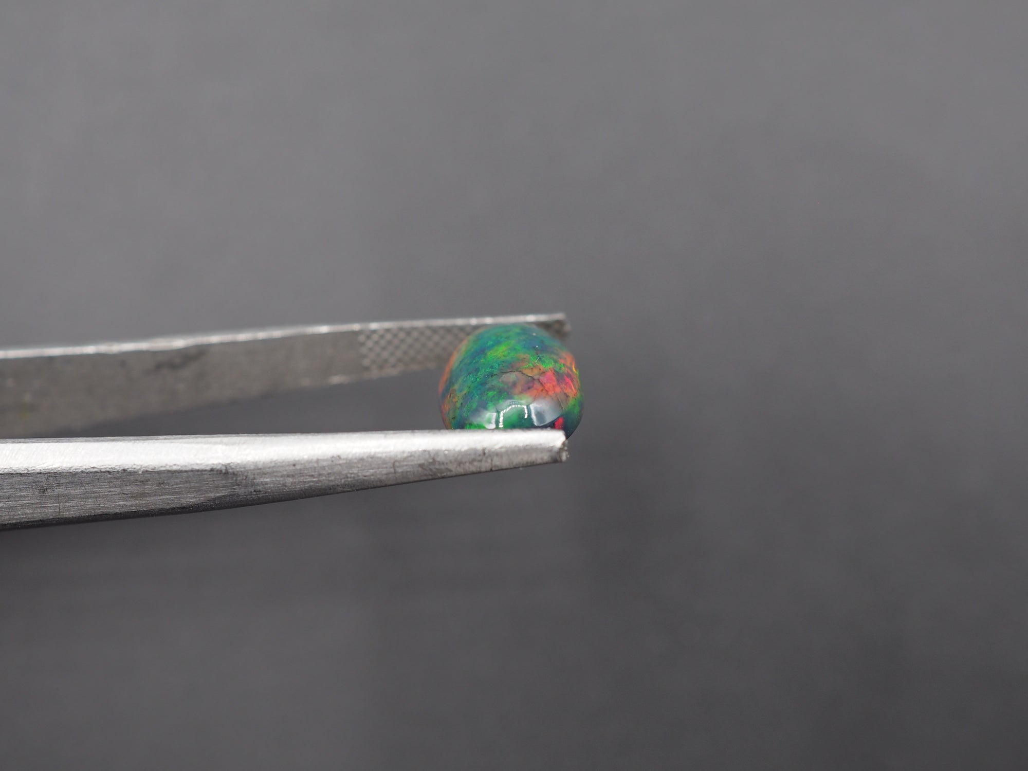 Ethiopian Black Opal Cabochon 12x8 mm Approximately 2.07 Carat (GTG-BOP-57)