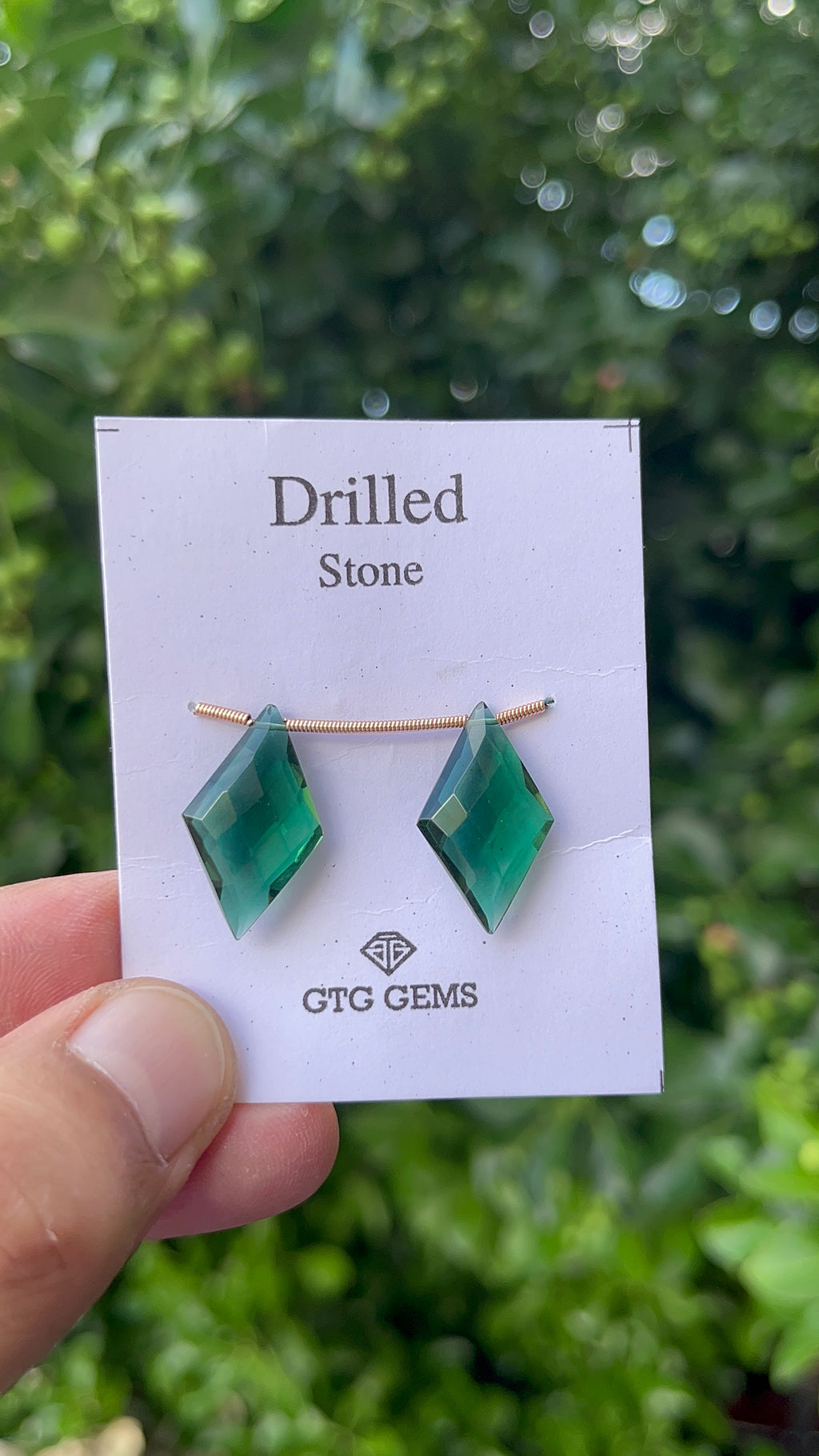 Hydro Drilled Tourmaline 22x13mm, Approximately 15 Carat (GTG-HT-3)