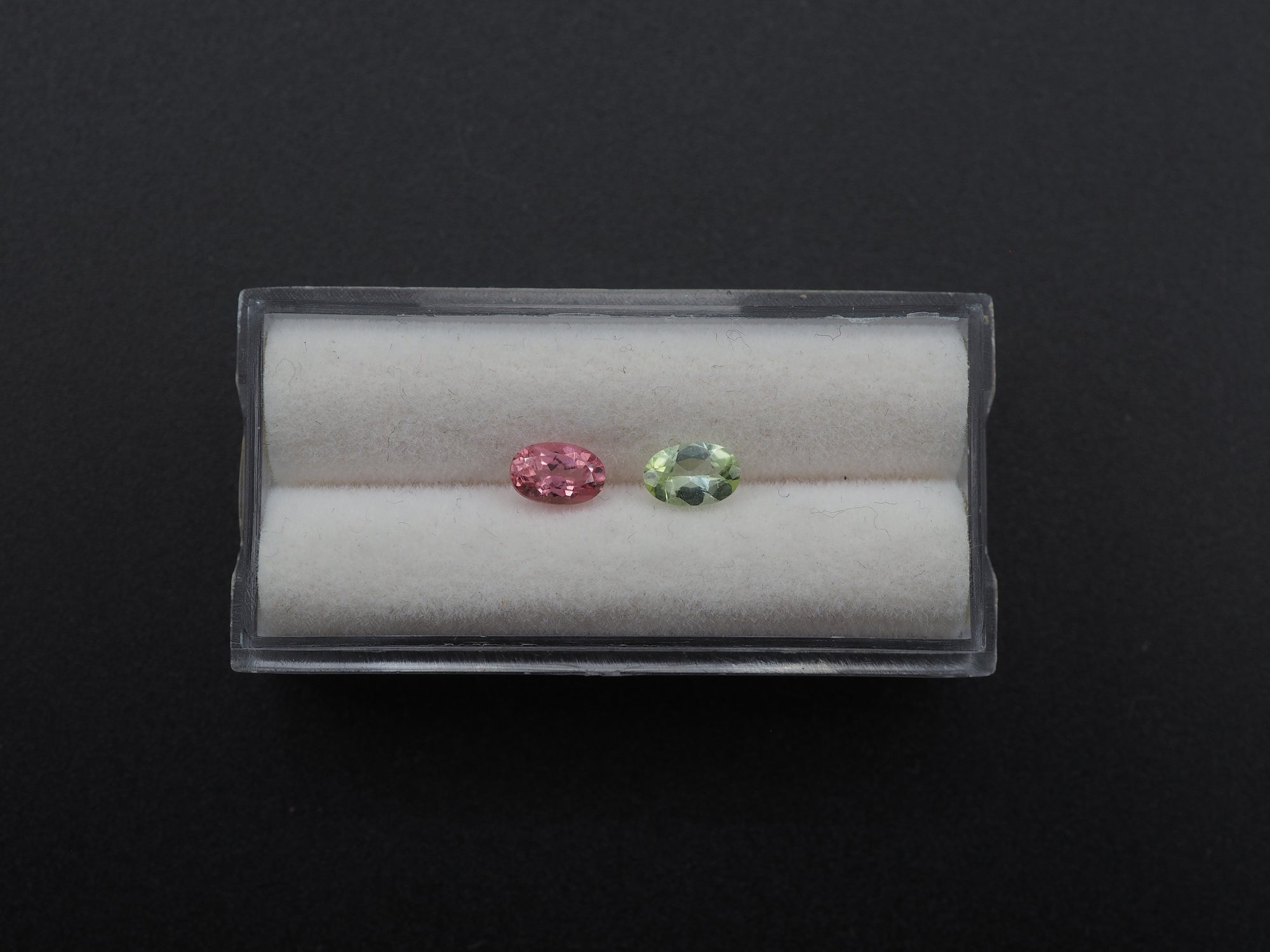 Natural Tourmaline Faceted  6.2 x 4.2 x 3.9mm , Approximately 1.15 Carat, 2 pcs