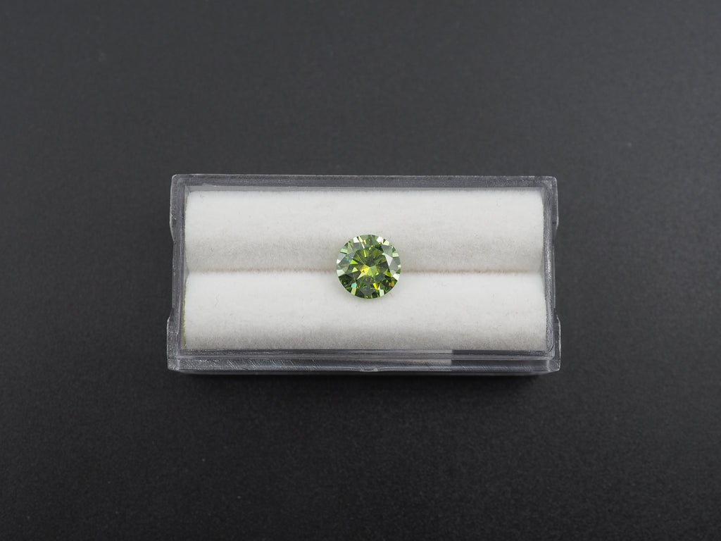 Moissanite Faceted Round Shape 8mm Approximately 1.67 Carat