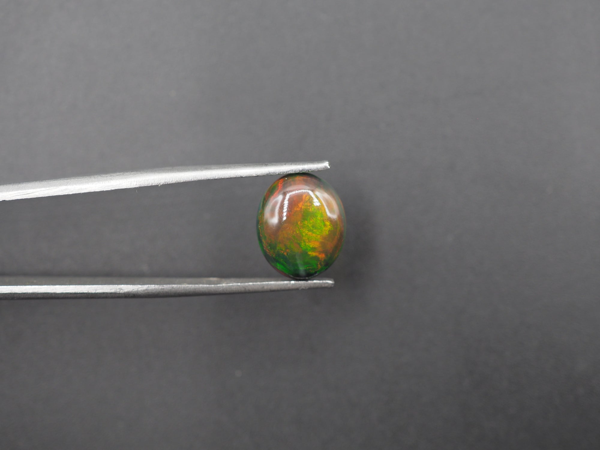 Ethiopian Black Opal Cabochon 11.5x9.5 mm Approximately 2.62 Carat (GTG-BOP-56)