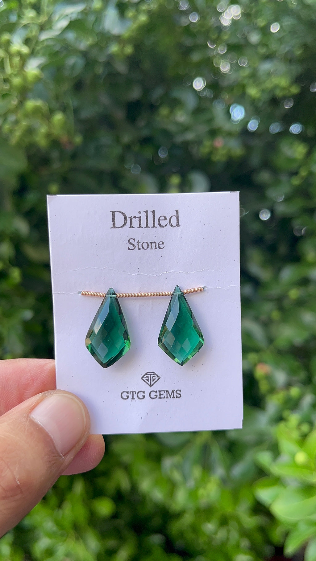 Hydro Drilled Tourmaline 22x13 mm, Approximately 14 Carat (GTG-HT-4)