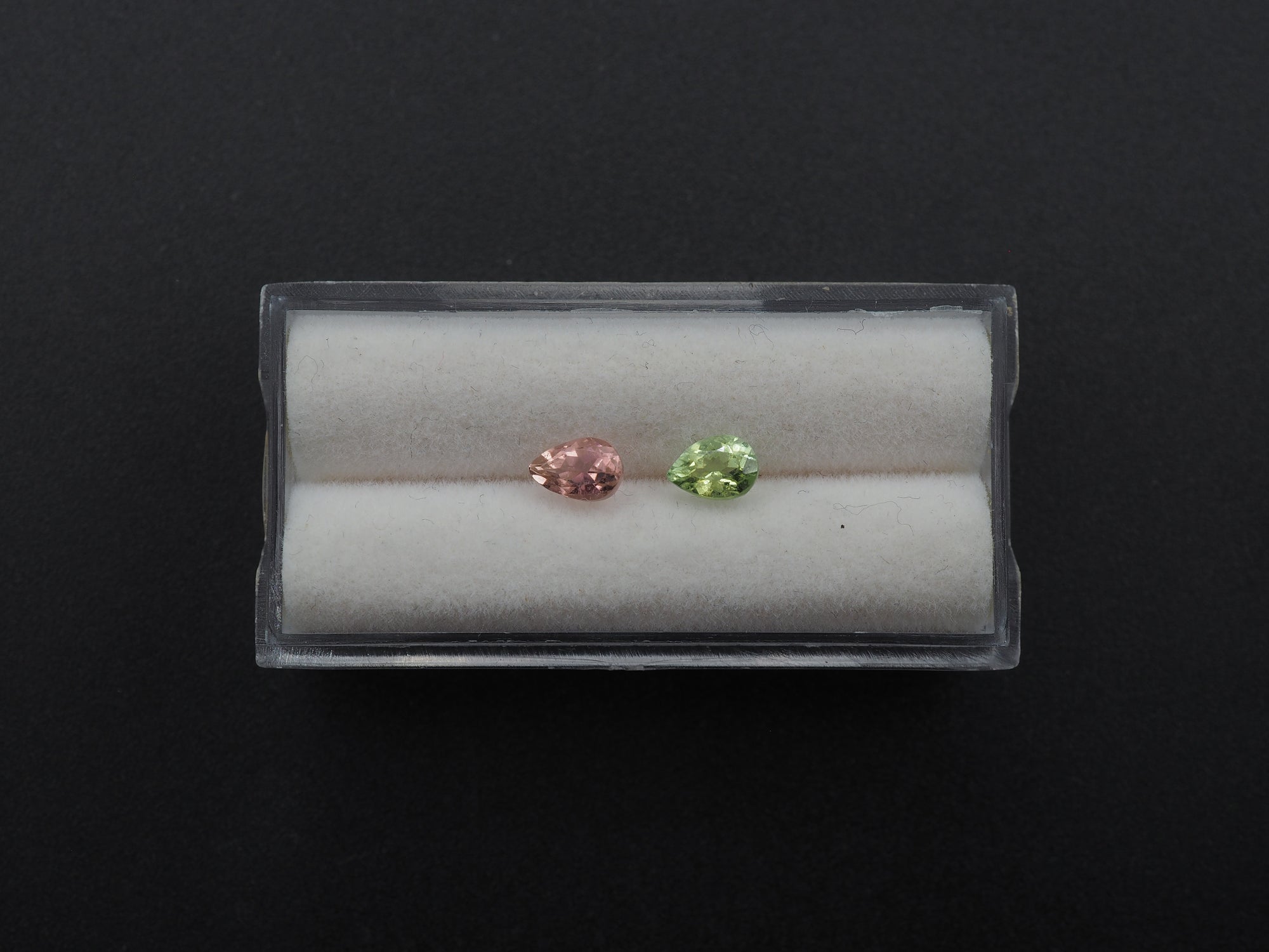 Natural Tourmaline Faceted  6.1 x 4.2 x 3.8mm , Approximately 1.16 Carat, 2 pcs