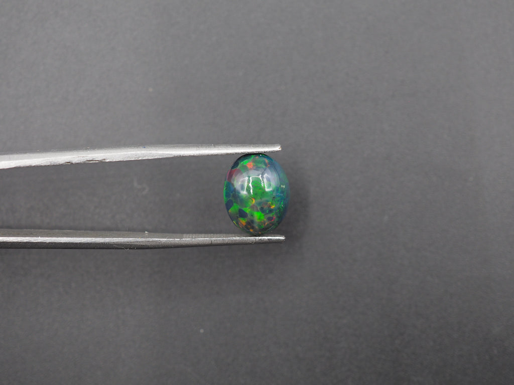 Ethiopian Black Opal Cabochon 11x8.5 mm Approximately 2.13 Carat (GTG-BOP-55)