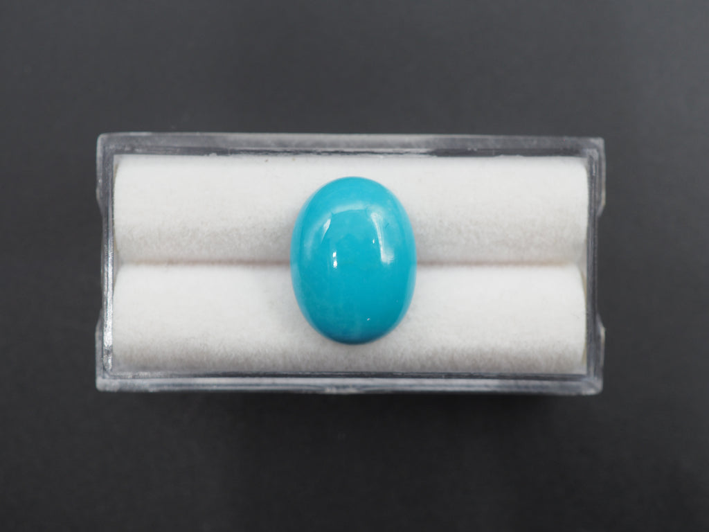 Arizona Turquoise Cabochon 16x12 mm Approximately 7.45 Carat (GTG-AT-39)