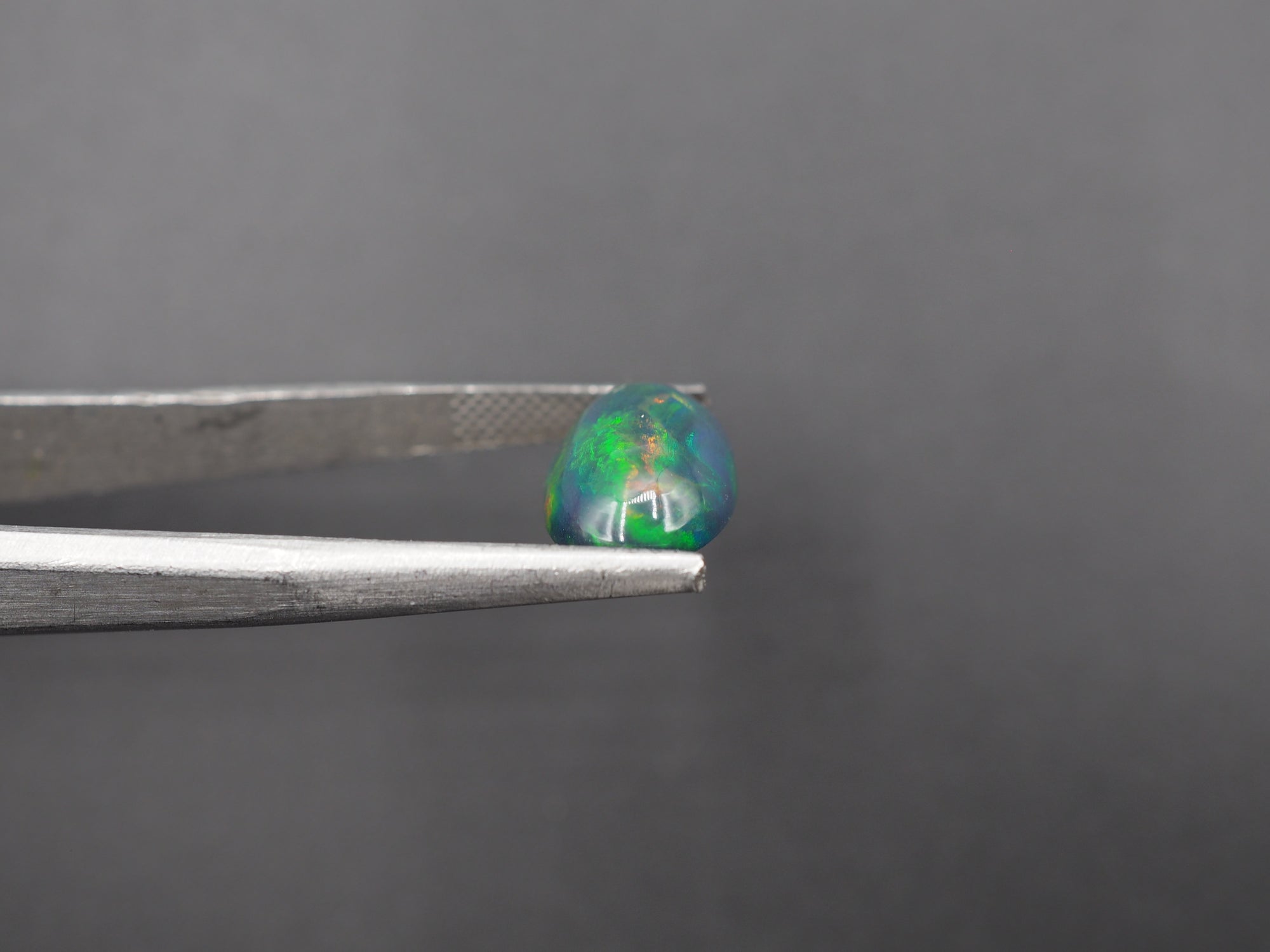 Ethiopian Black Opal Cabochon 13x9 mm Approximately 2.89 Carat (GTG-BOP-54)