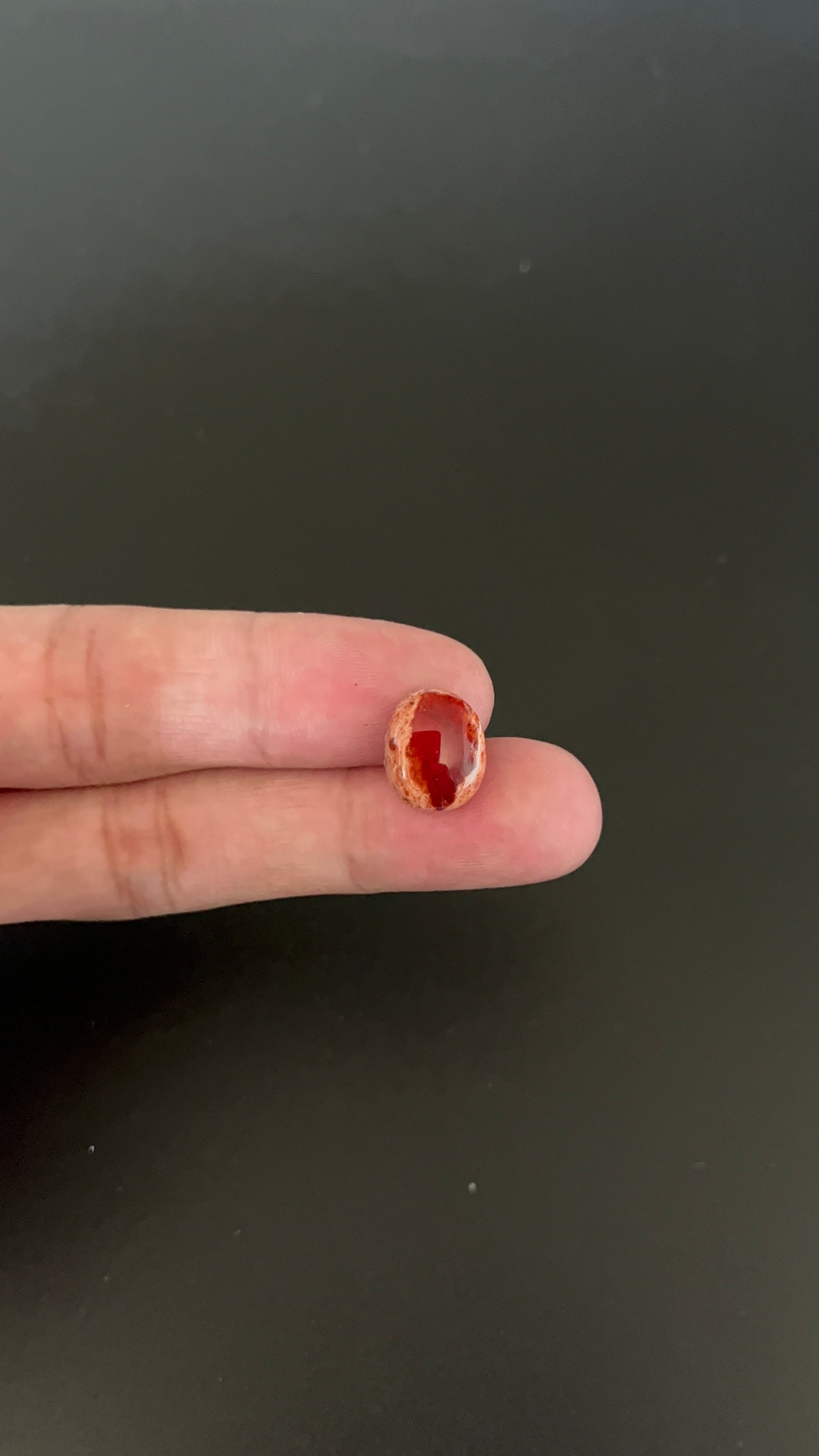 Mexican Fire Opal Cabochon 13x11 mm Approximately 4.63 Carat (GTG-MFO-33)