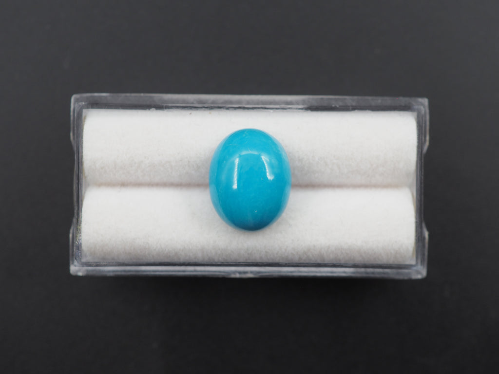 Arizona Turquoise Cabochon 14x11 mm Approximately 7.19 Carat (GTG-AT-38)