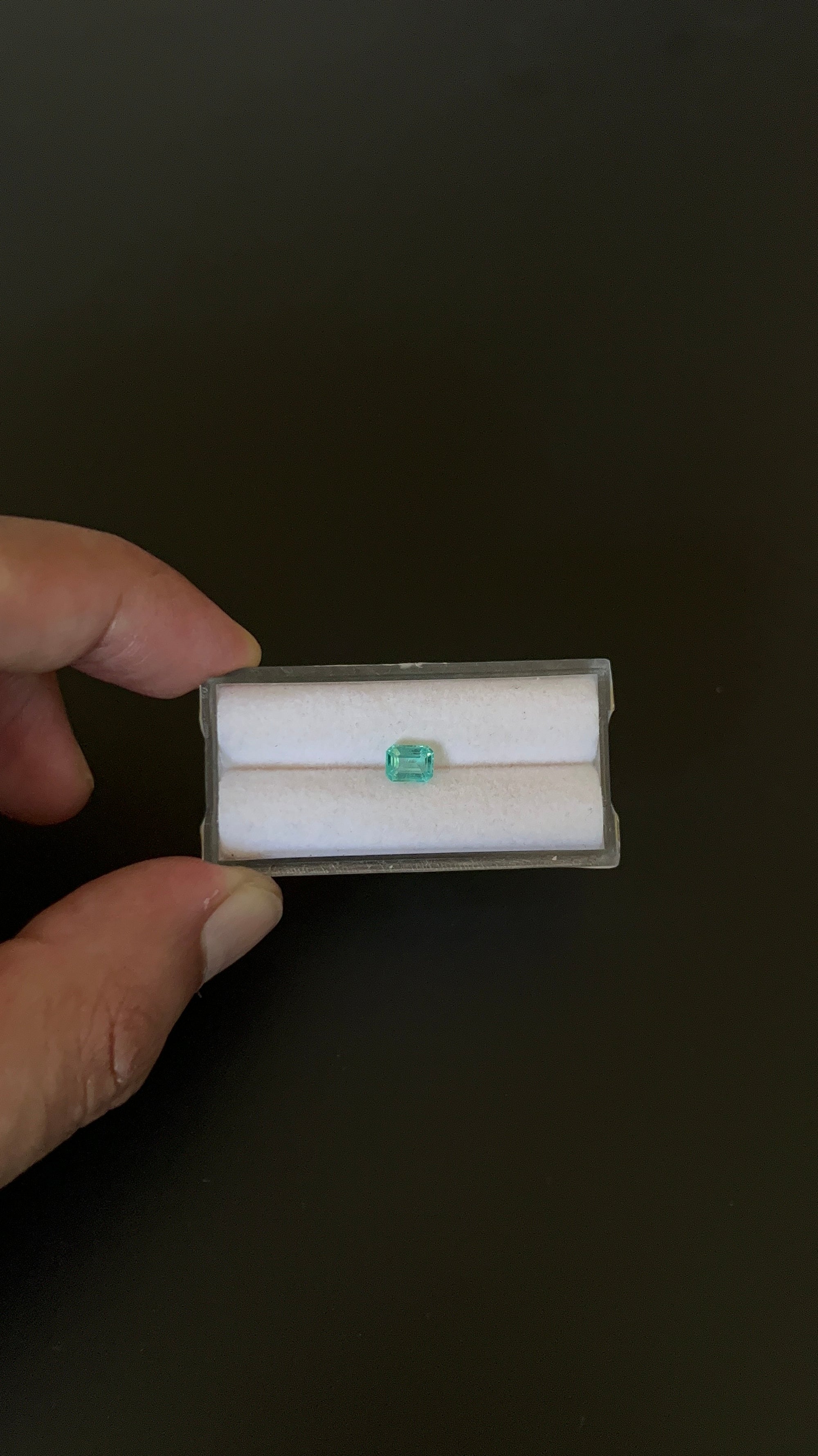 Natural Blue Apatite Faceted 5.8x4.5 mm Approximately .67 Carat (GTG-AP-124)