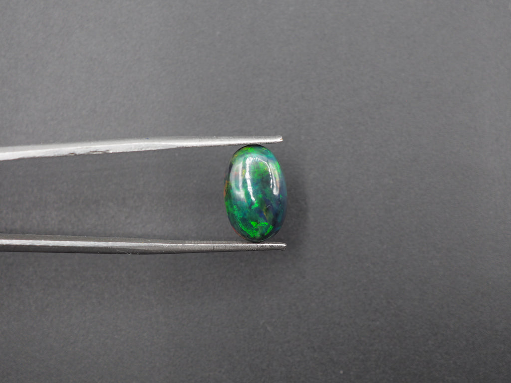 Ethiopian Black Opal Cabochon 13x8 mm Approximately 2.32 Carat (GTG-BOP-51)