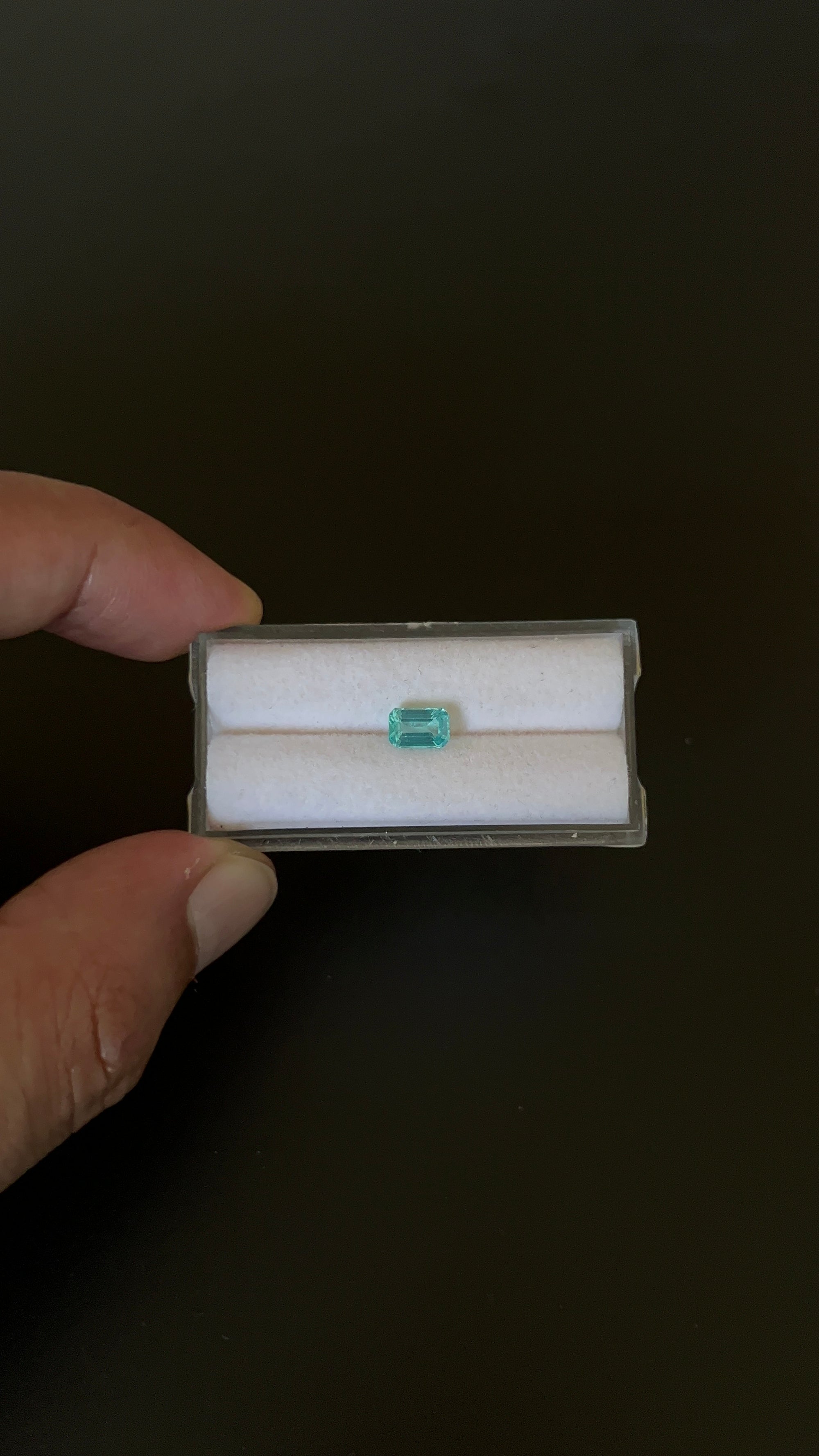 Natural Blue Apatite Faceted 6.7x4.4 mm Approximately .91 Carat (GTG-AP-118)