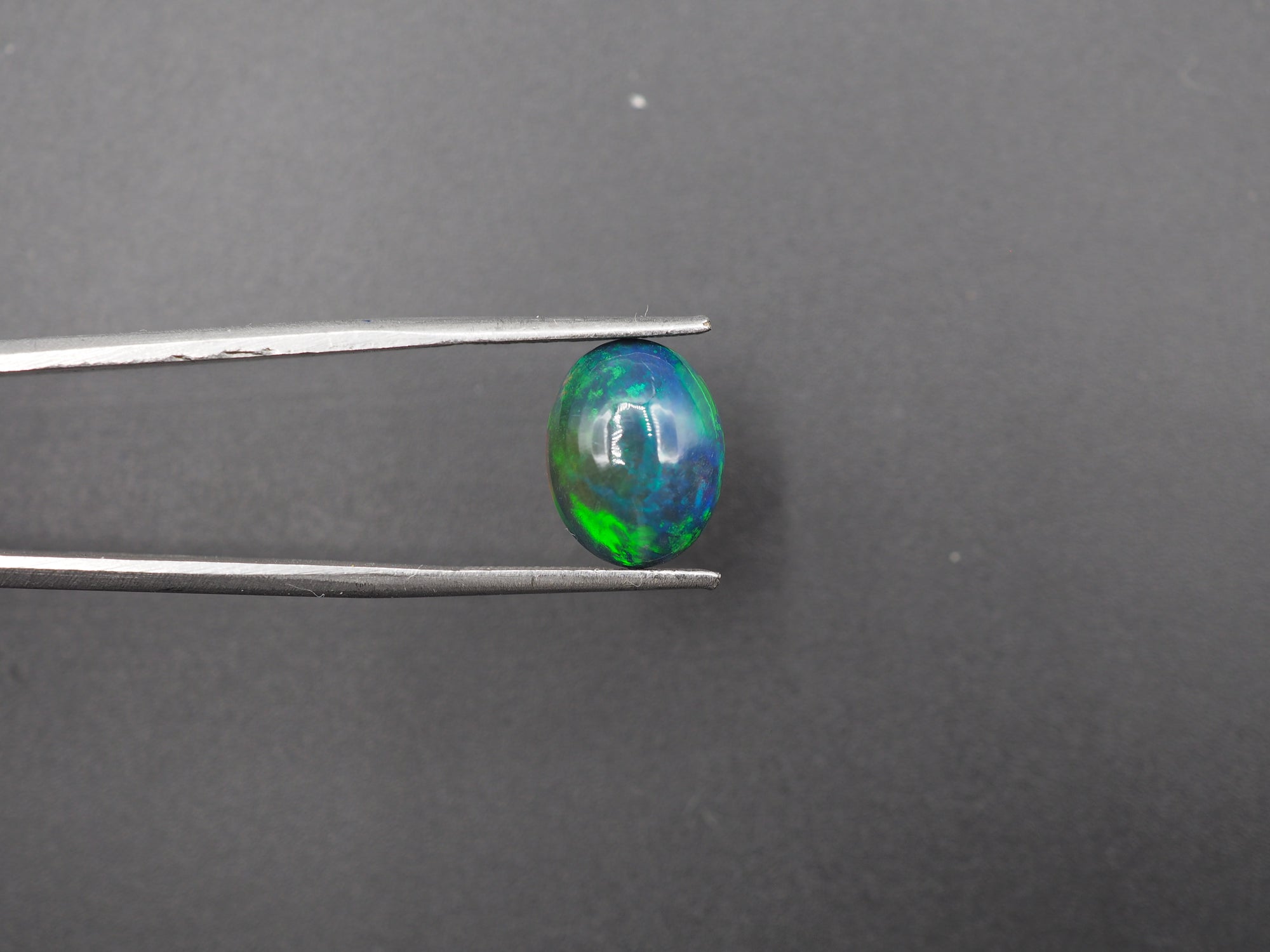 Ethiopian Black Opal Cabochon 12x9 mm Approximately 2.93 Carat (GTG-BOP-49)