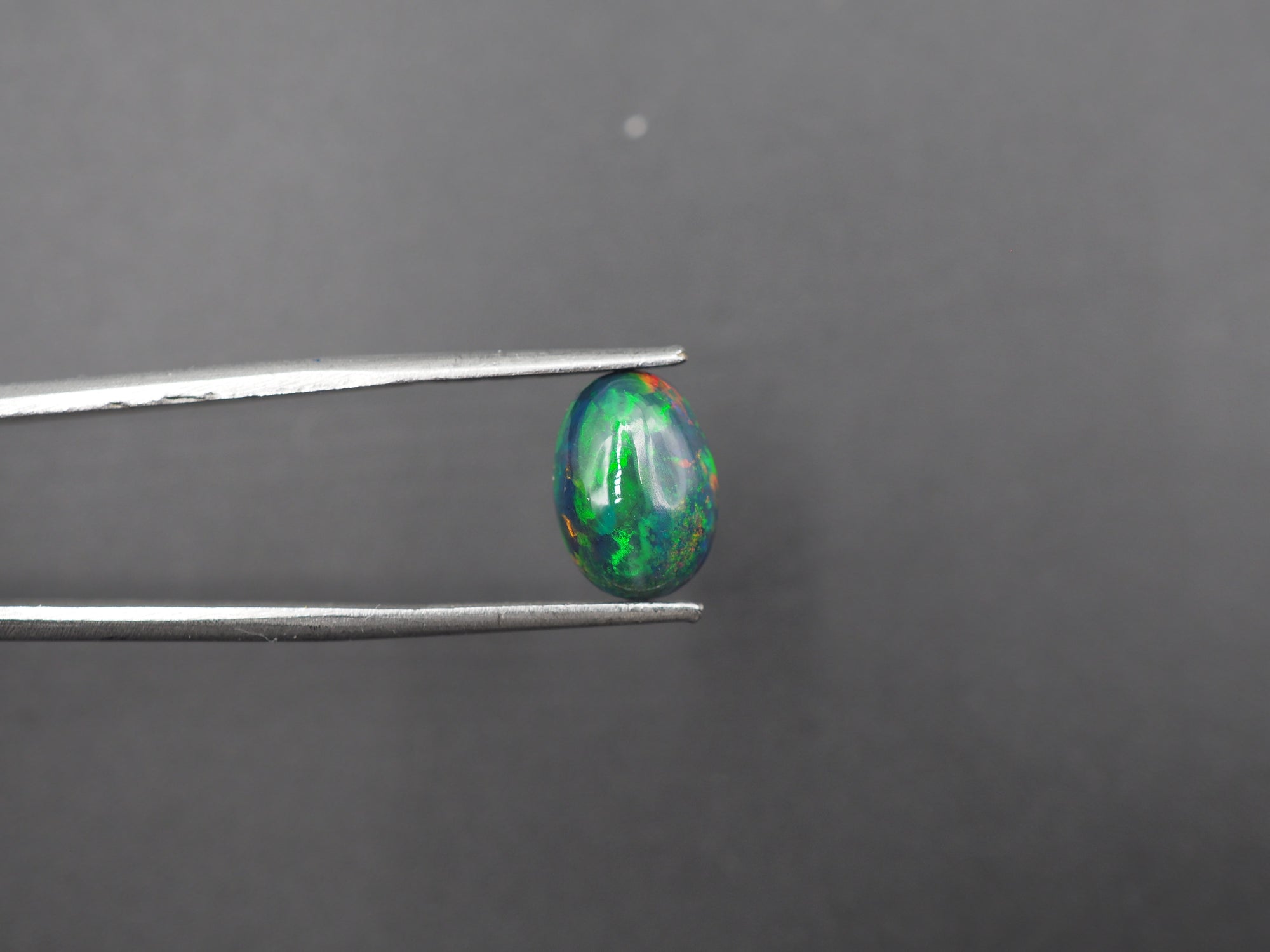 Ethiopian Black Opal Cabochon 11x8 mm Approximately 1.86 Carat (GTG-BOP-48)