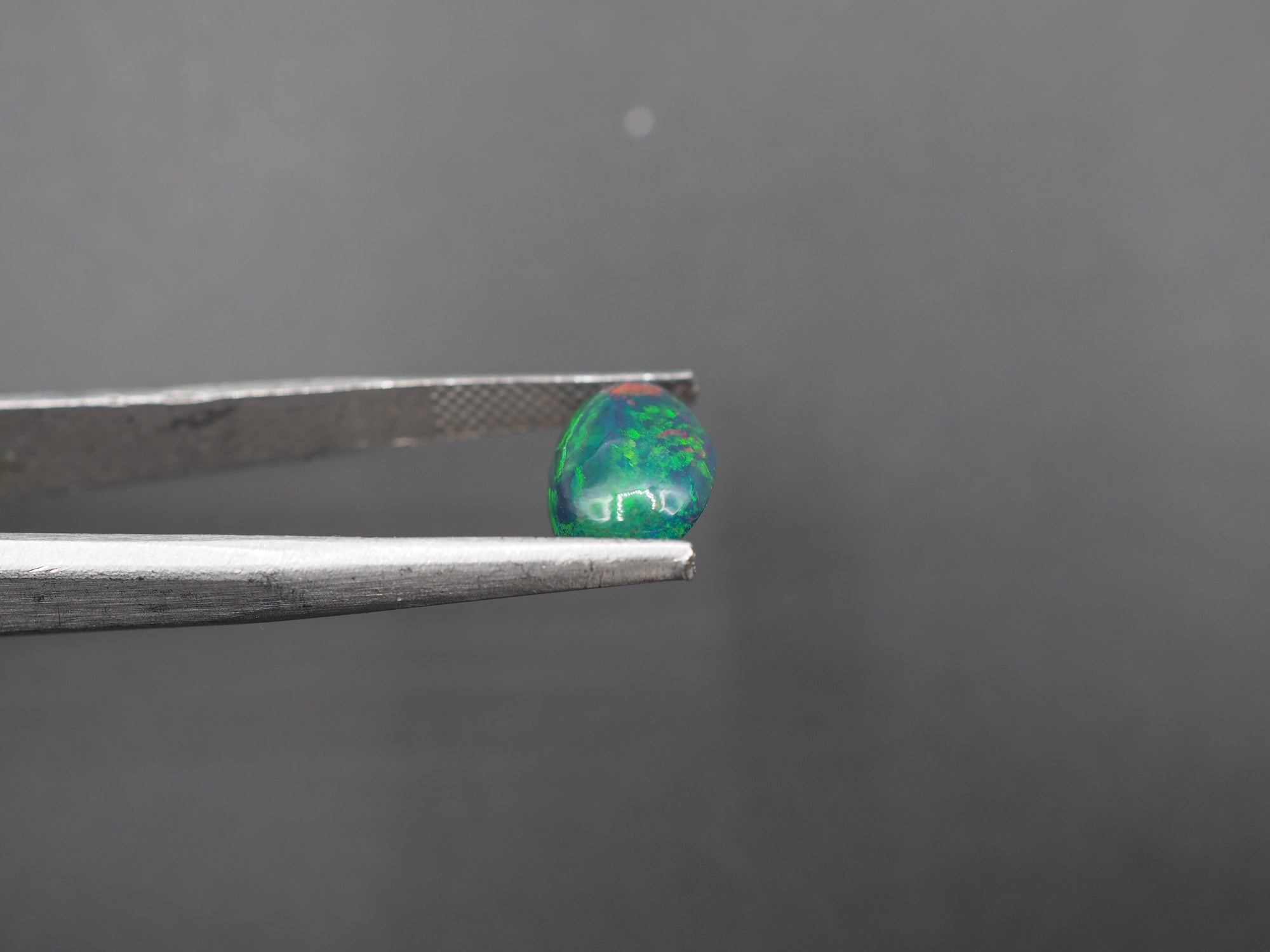 Ethiopian Black Opal Cabochon 11x8 mm Approximately 1.86 Carat (GTG-BOP-48)