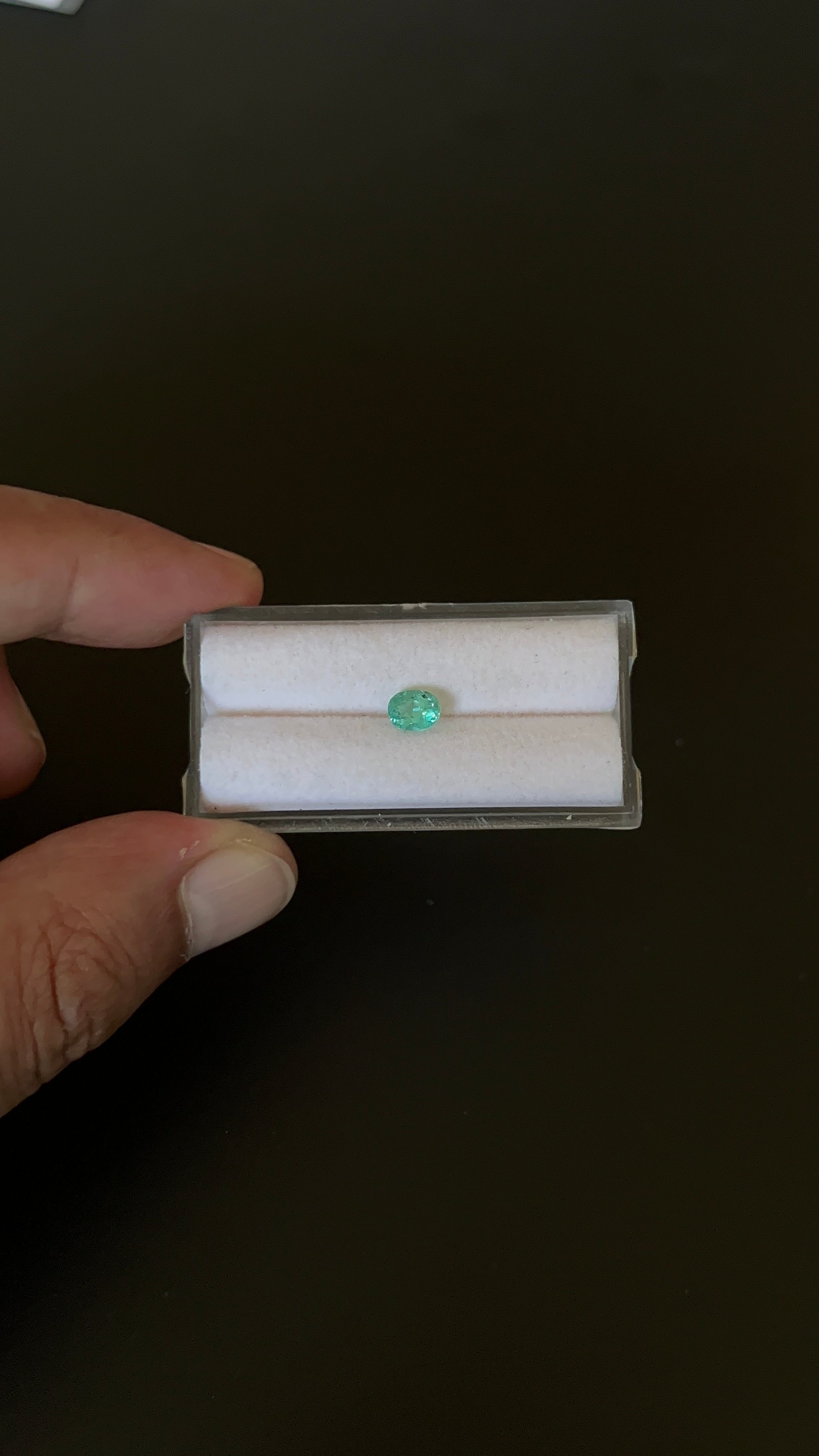 Natural Blue Apatite Faceted 5.8x4.5 mm Approximately .62 Carat (GTG-AP-126)