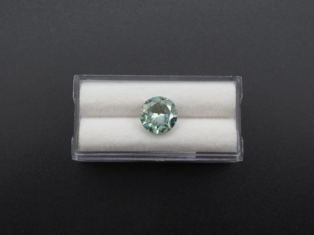 Moissanite Faceted Round Shape 10.8 mm Single Piece Approximately 3.64 Carat