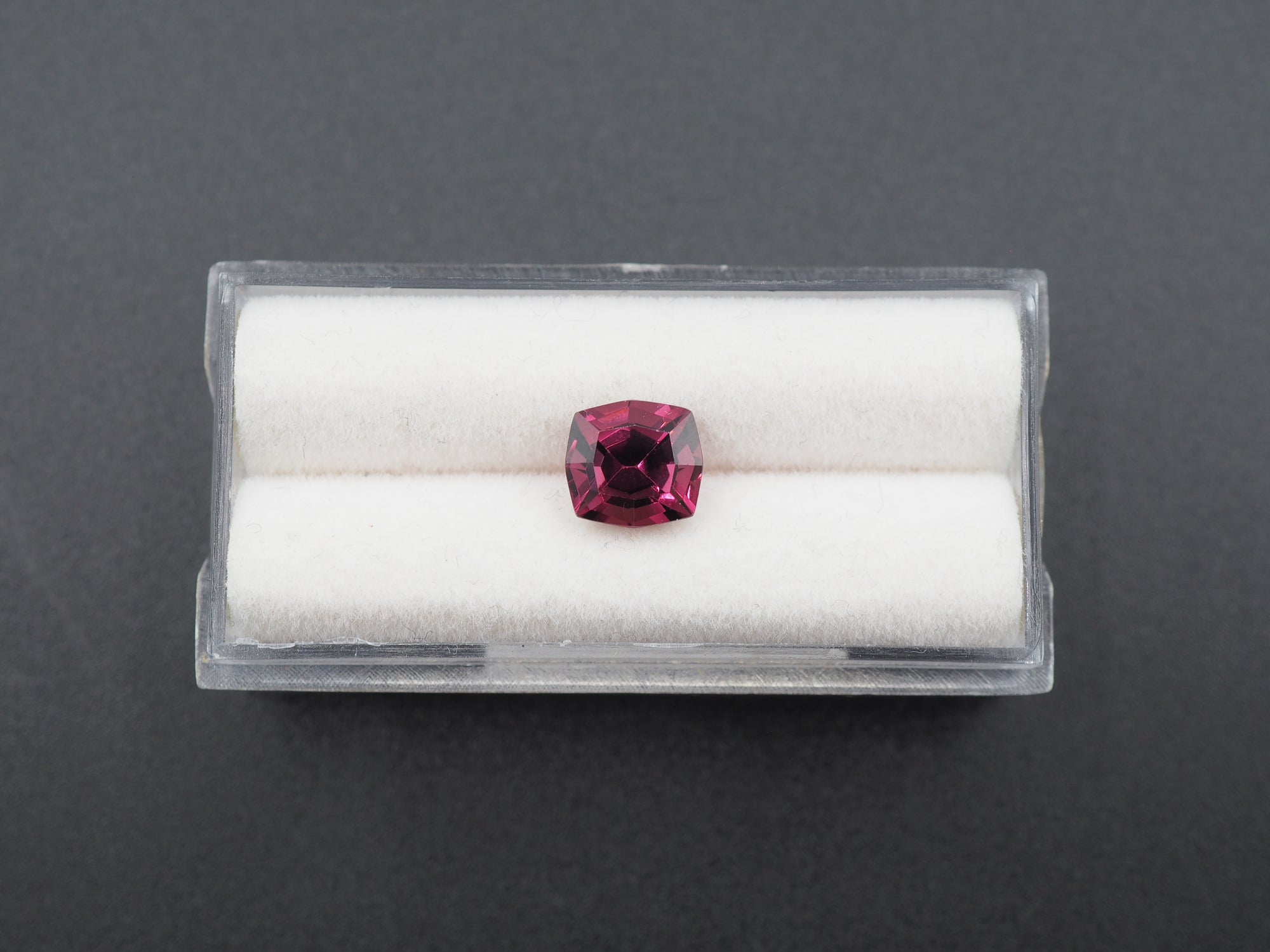 Purple Garnet Faceted 7.9x7.3 mm Approximately 2.42 Carat (GTG-PG-11)