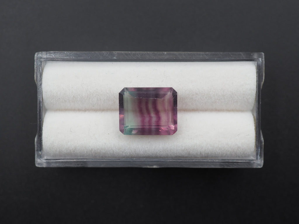 Fluorite Faceted Gemstone 12x10 mm